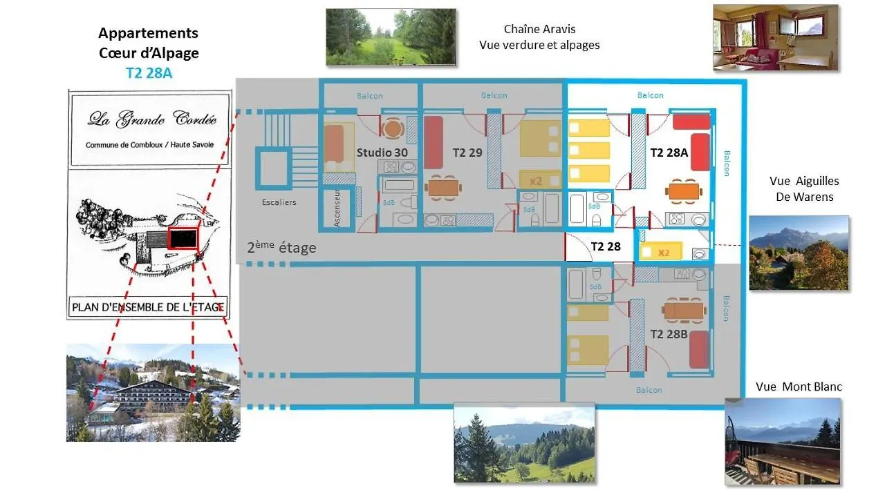 La Grande Cordee - Coeur D'Alpage Apartment Combloux