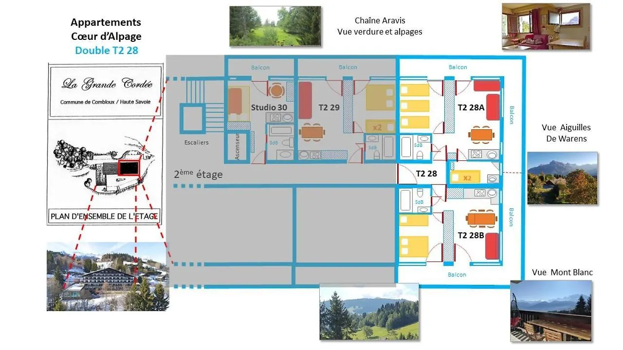 La Grande Cordee - Coeur D'Alpage Apartment Combloux