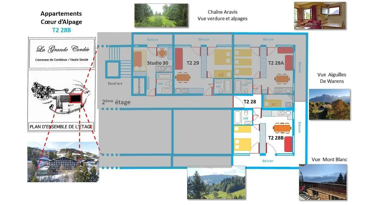 La Grande Cordee - Coeur D'Alpage Apartment Combloux
