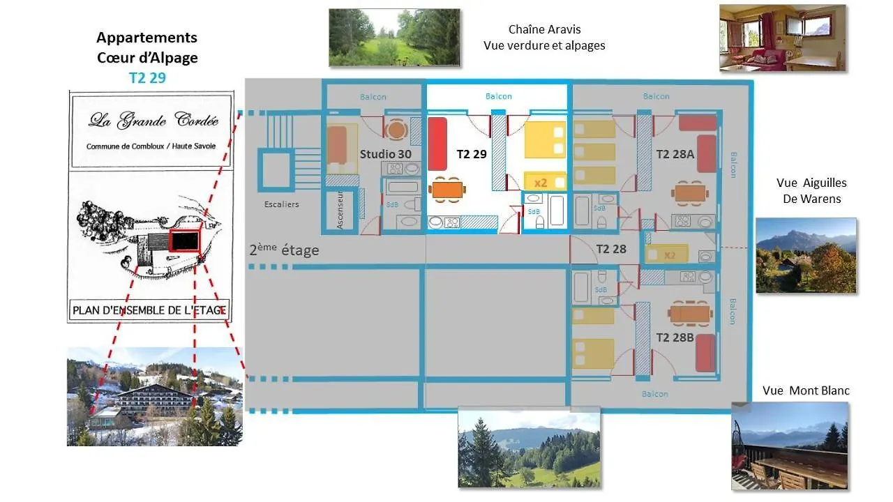 La Grande Cordee - Coeur D'Alpage Apartment Combloux